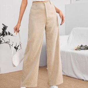 Khaki High Waist Pants